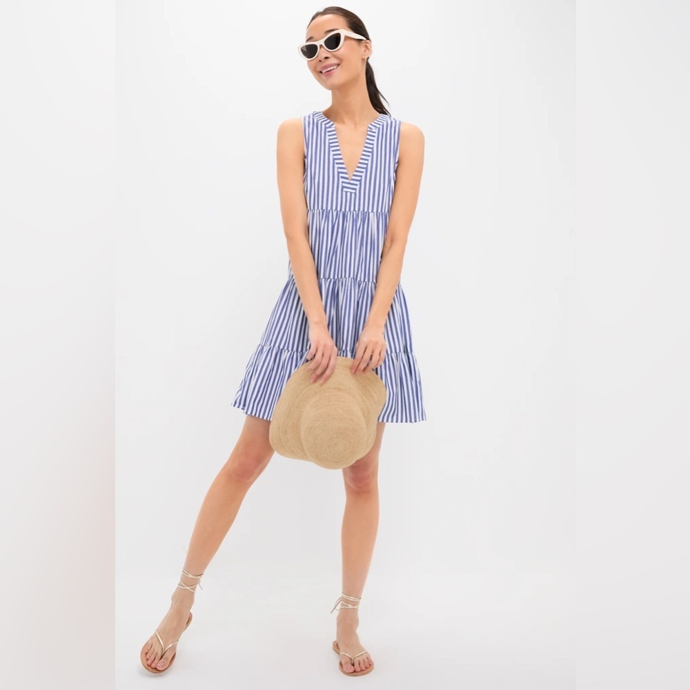Tuckernuck POMANDER PLACE
Stripe Sleeveless Cotton Poplin Kenzo Dress Size L